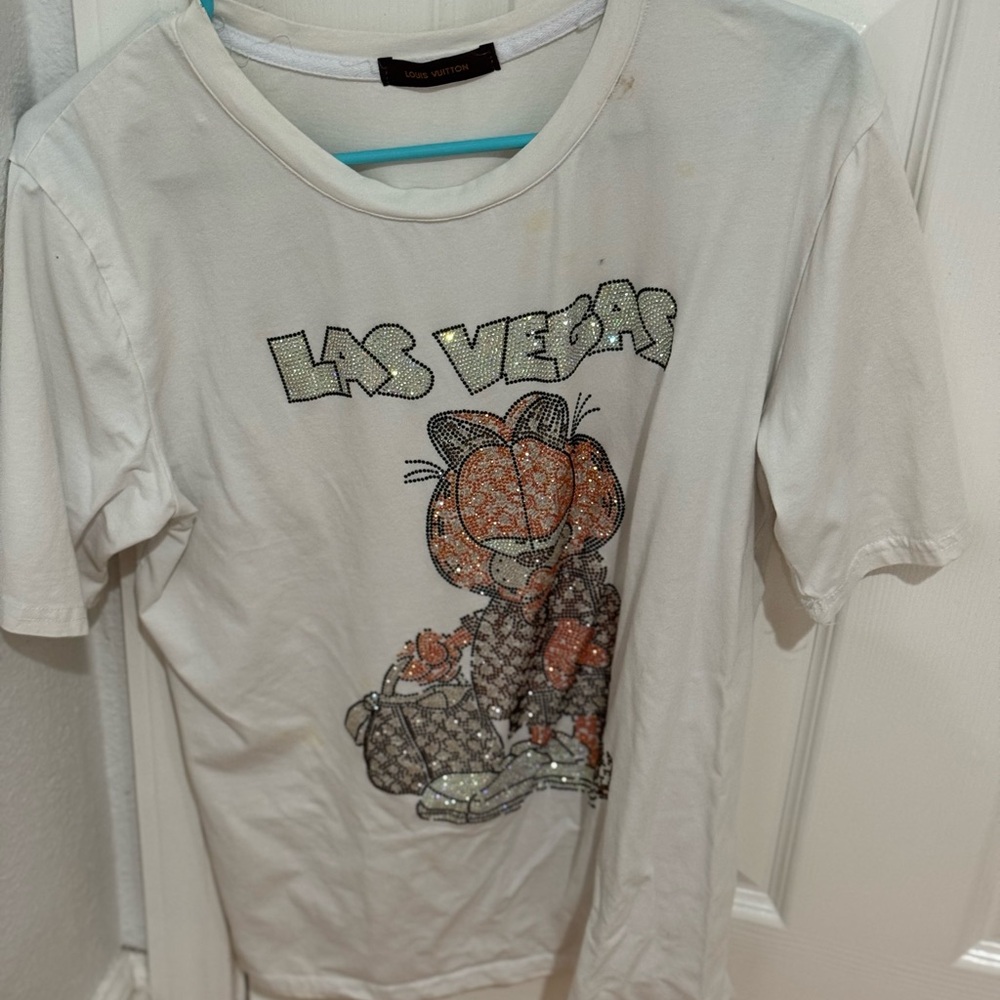 White Las Vegas Graphic Women's Tee